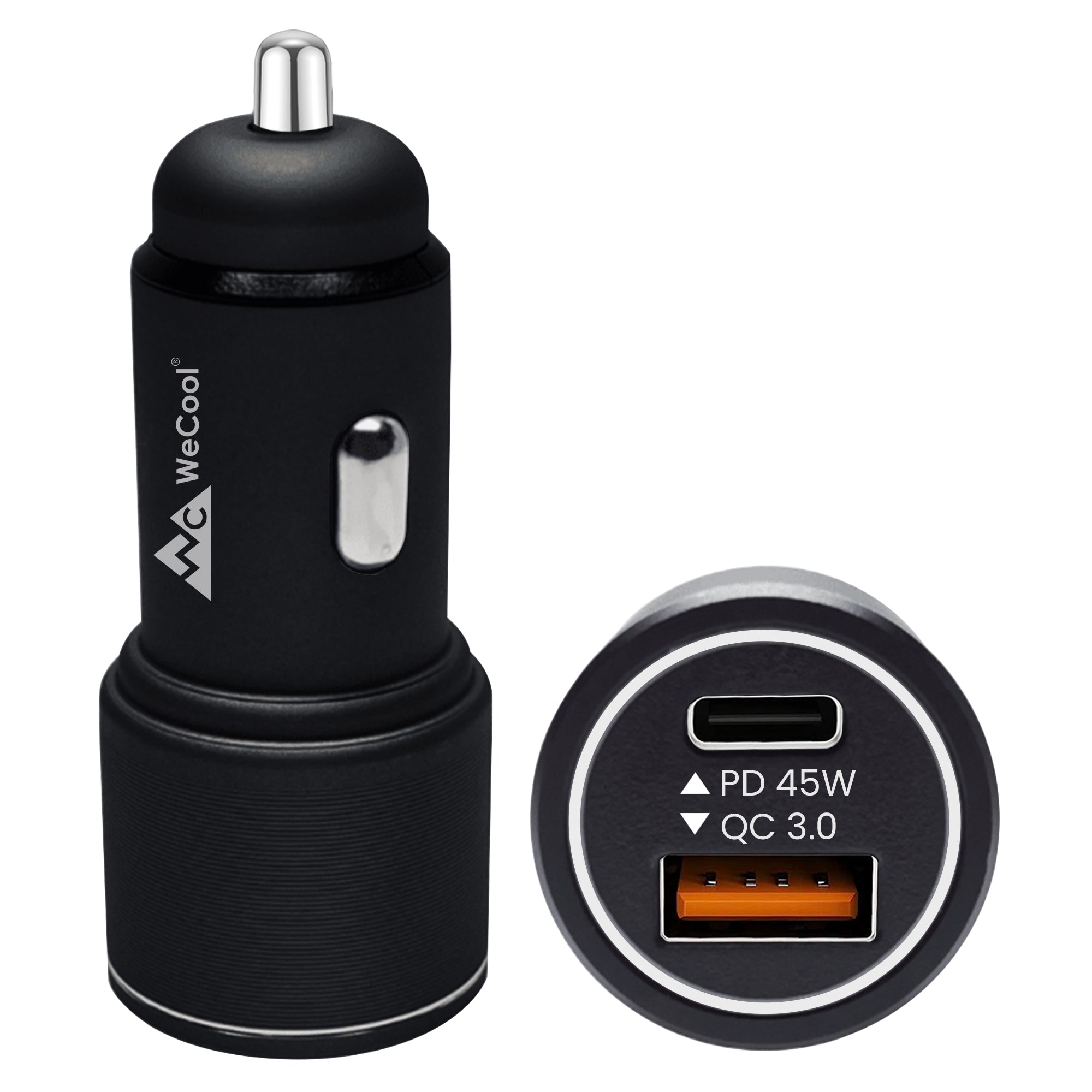 WeCool Smart CH3 68W Metalic Car Charger Fast Charging with Dual Outpu